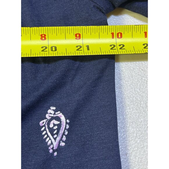 Style & Co. XL Shirring Top Blue Paisley Design Rayon & Spandex Blend - Picture 6 of 10